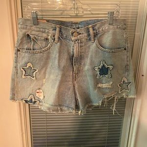 Polo Jean Shorts